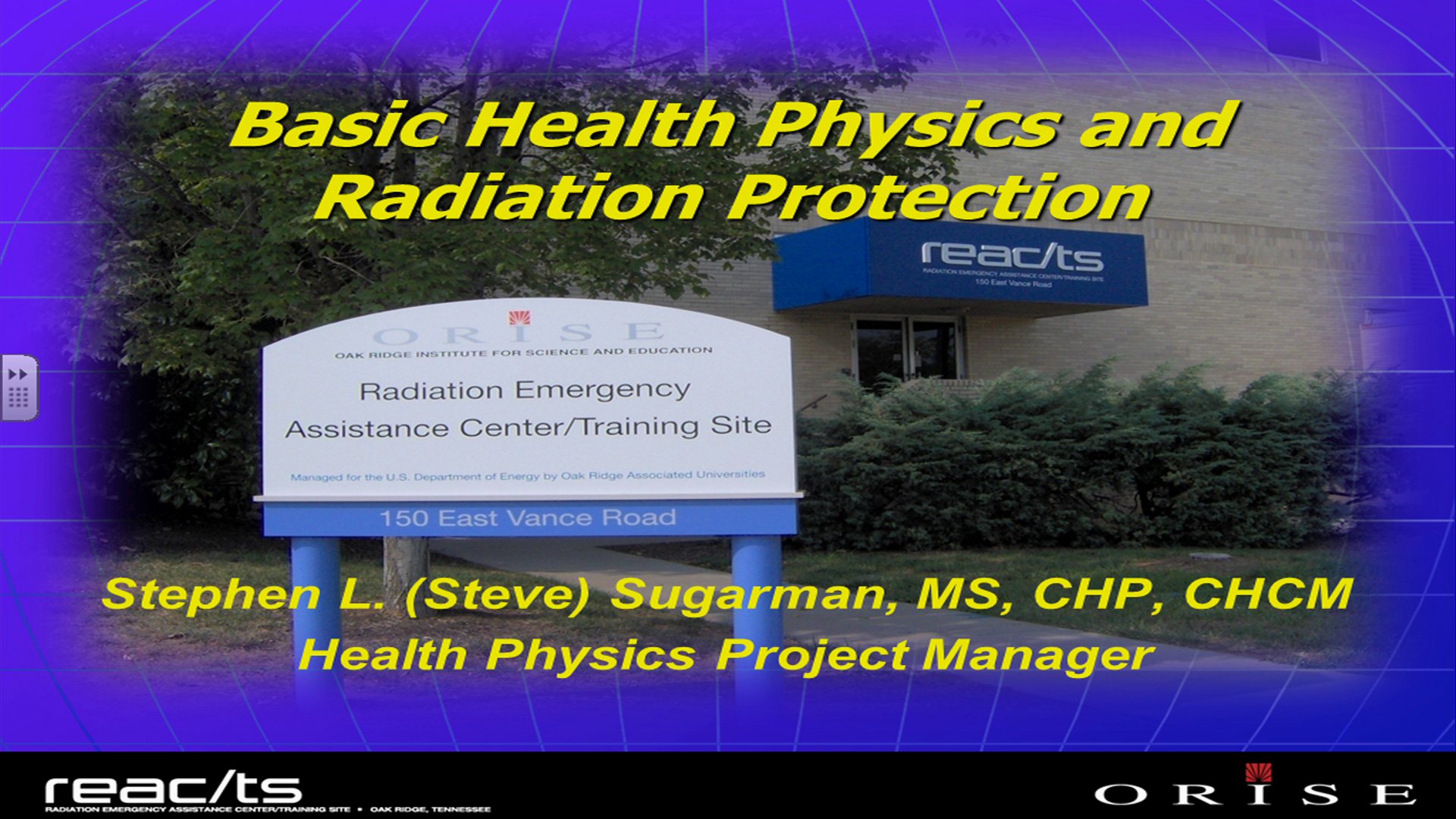 Physics for Radiation Protection